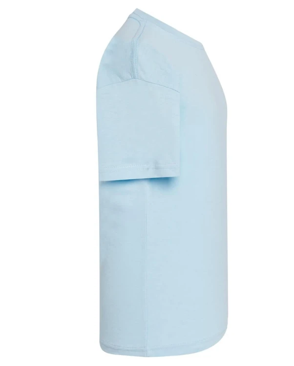 Koszulka dziecięca bawełniana błękitna JHK 155gram -bok