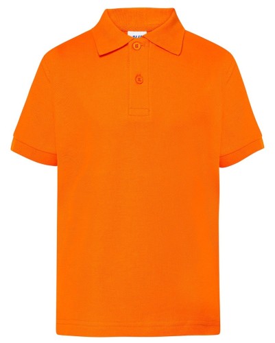 Koszulka polo dziecięca pomarańczowa JHK