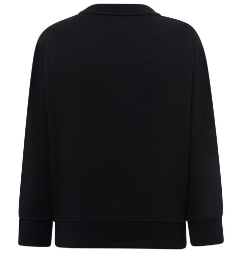 Bluza dziecięca nierozpinana czarna - tył