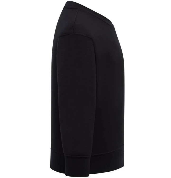 Bluza dziecięca nierozpinana czarna - bok